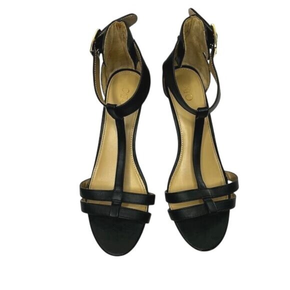 CATO Stilettos Open Toe Pump Heeled Sandals Black Size 8 - Picture 4 of 11